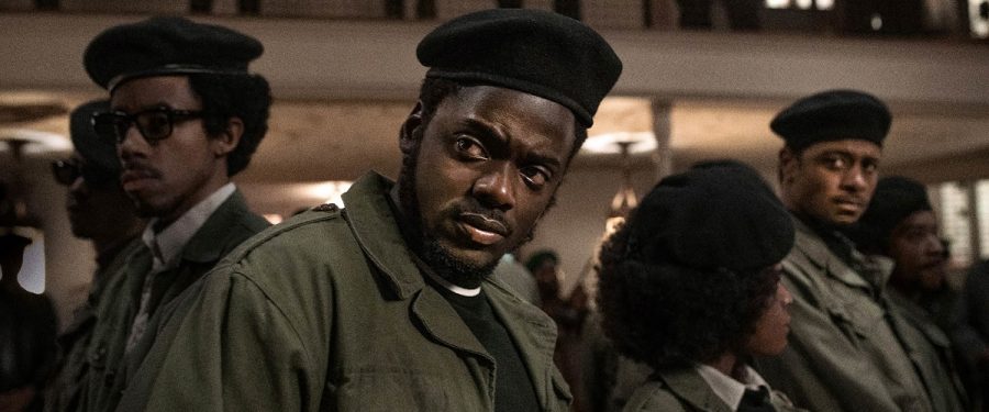 A still from Judas and the Black Messiah featuring Daniel Kaluuya as Fred Hampton.