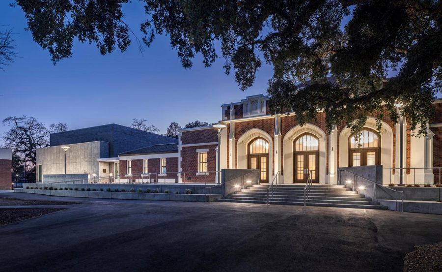An image of SRJC's theatre, the Luther Burbank Auditorium.