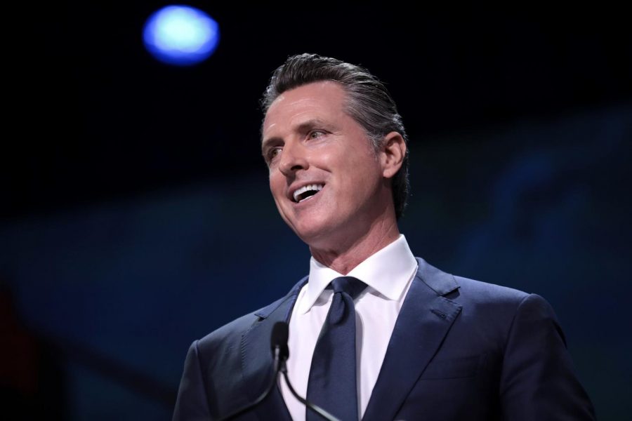 A photo of Gavin Newsom taken in 2019.