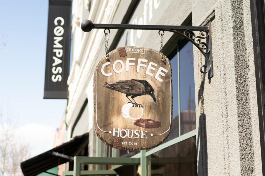 Crook's Coffee has a very Poe-esque vibe to their cafe- and their coffee.
