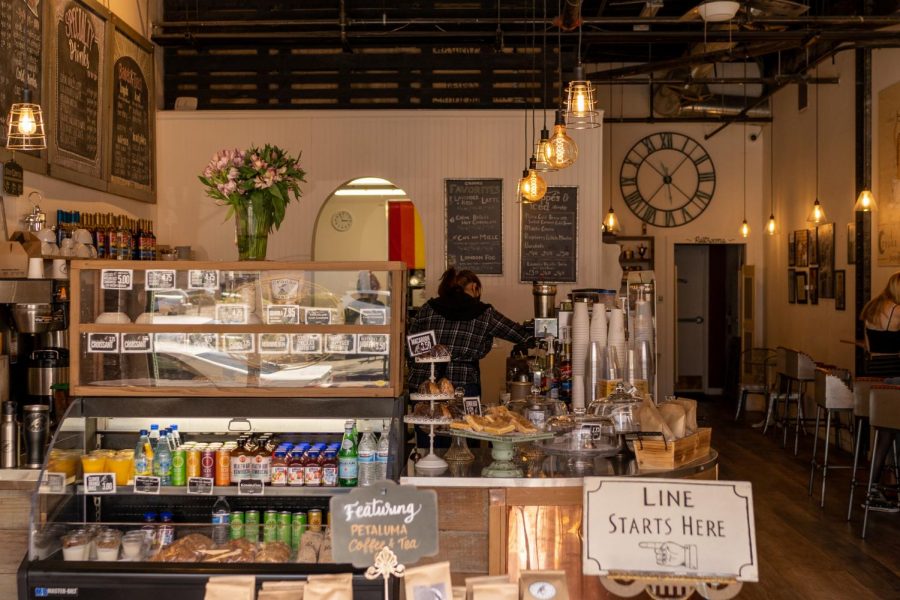 Crook's features an excellent selection of bottled drinks, homemade food and pastries, and snacks.