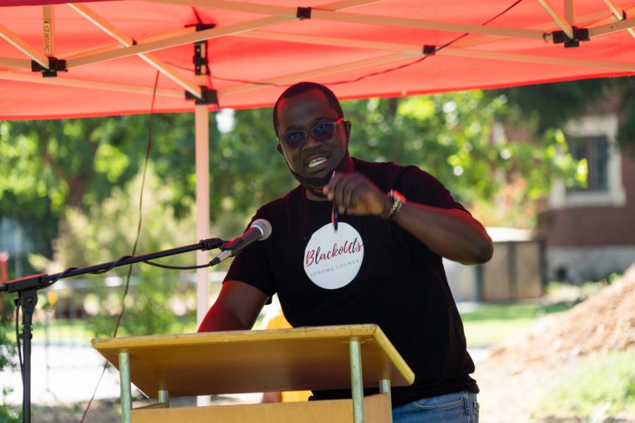 "If this body is going to be a true agent of cultural change or cultural shift at Santa Rosa Junior College we must be prepared to implement bold changes," Professor George Sellu said. "We must be willing to challenge the Government bodies to address anti-blackness on this campus."