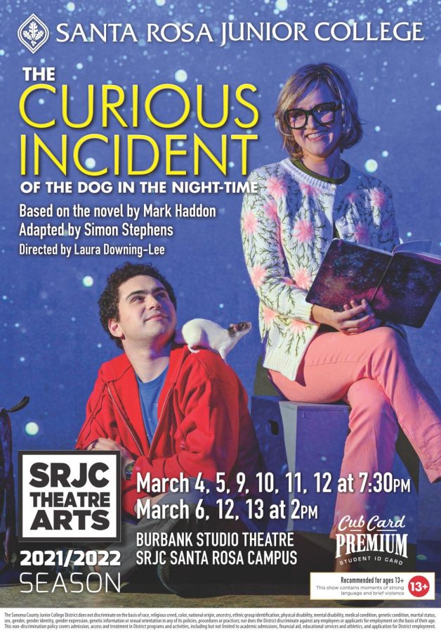 SRJCs theater department will host its first in-person production in more than two years with “Curious Incident of the Dog in the Nighttime” at Burbank Theater March 4-13.