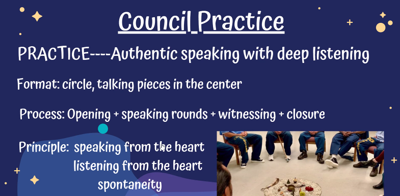 SRJC PEERS Coalition's Wellbeing Wednesday  encourages students to practice authentic speaking and listening to support mental health.