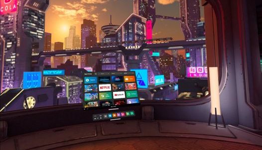 Meta's VR peripheral, the Meta Quest, has a number of different home screen themes.