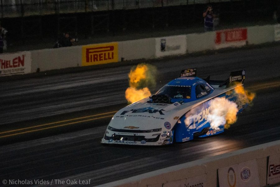 Funny Car Driver John Force loses to Ron Capps in the first round of qualifying for the Denso NHRA Sonoma Nationals on Friday July 22, 2022.