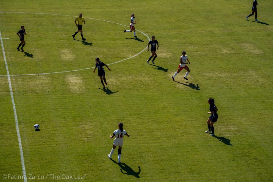 The Bear Cubs battle against the Community College of San Francisco in Santa Rosa on Aug. 30, 2022.