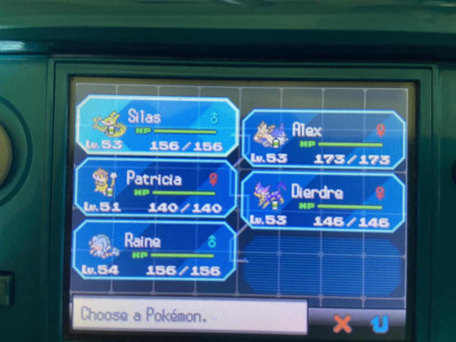 Playing a randomizer on easy mode at the Elite 4. What items