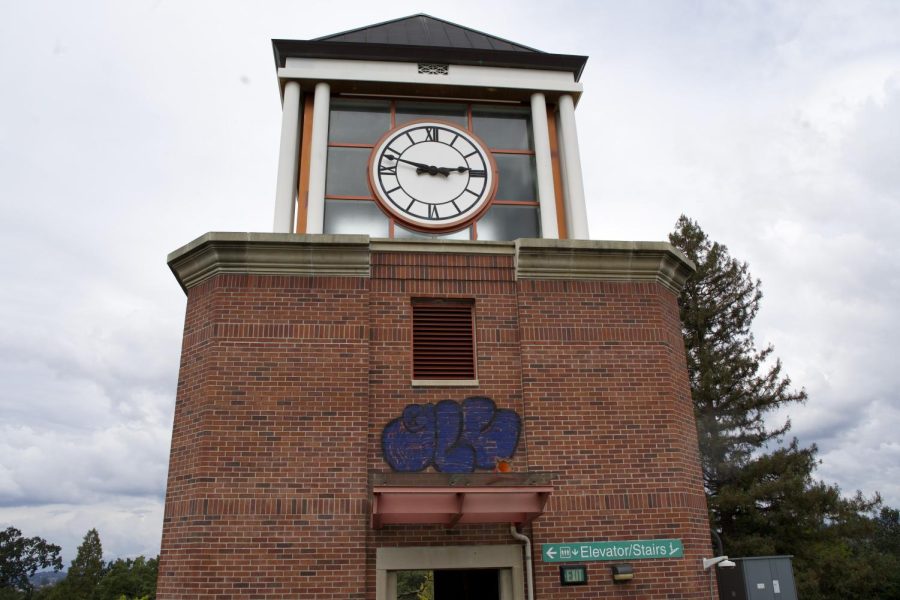 Tagging and graffiti on the SRJC campus has increased since classes started with at least five known cases at the Zumwalt parking garage since Aug. 1.