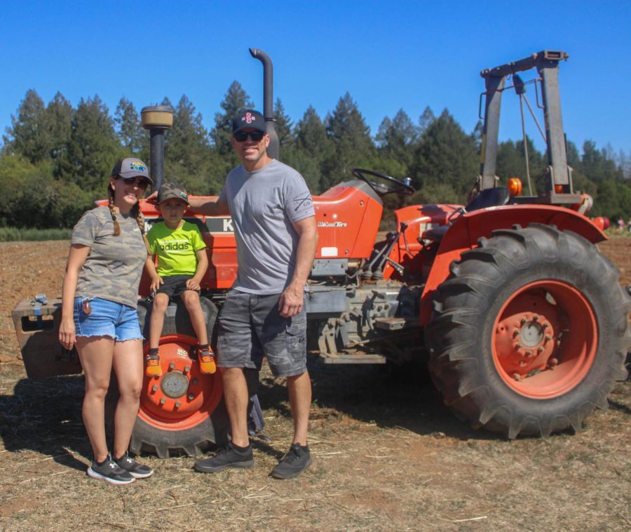 Rico Mendez, Audrey Montenegro and their son Blake enjoyed their first year at the Fall Festival. "We heard how huge it was in the variety of offerings like the animals and the tractor rides" said Montenegro.
