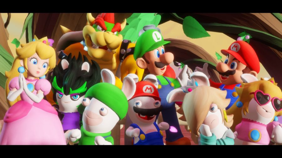 Mario%2C+Luigi+and+Princess+Peach+are+joined+by+allies+old+and+new+as+well+as+an+old+adversary+on+an+interplanetary+adventure.+All+nine+heroes+play+completely+differently%2C+allowing+for+each+character+to+bring+their+own+unique+strengths+to+battles.