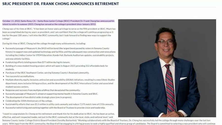Digital Journalism: A conversation with President Dr. Frank Chong about his legacy & approaching retirement.