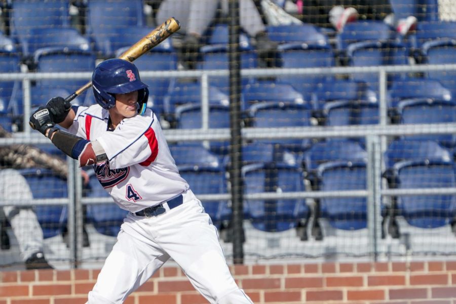 Ty Blakely stands in the batter's box ready to swing in Santa Rosa's win over Marin on  Tuesday, Feb. 21, 2023 in Santa Rosa.