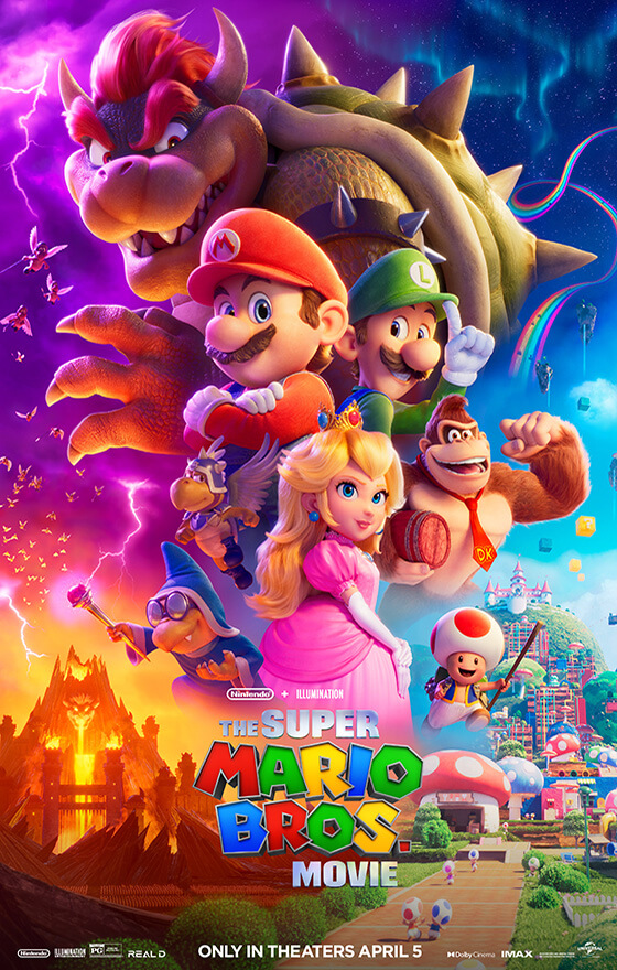 The Super Mario Bros. Movie from Nintendo and Illumination and distributed by Universal Pictures is an excellent film for fans of the video games, families and moviegoers who want to just sit back and have fun.