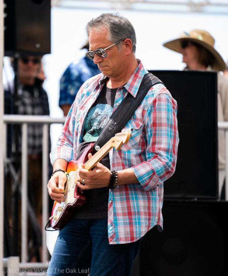 Dan Zepponi of The Silverado Pickups rocks out with his guitar on the Allianz Stage at BottleRock Napa Valley on Saturday, May 27, 2023.