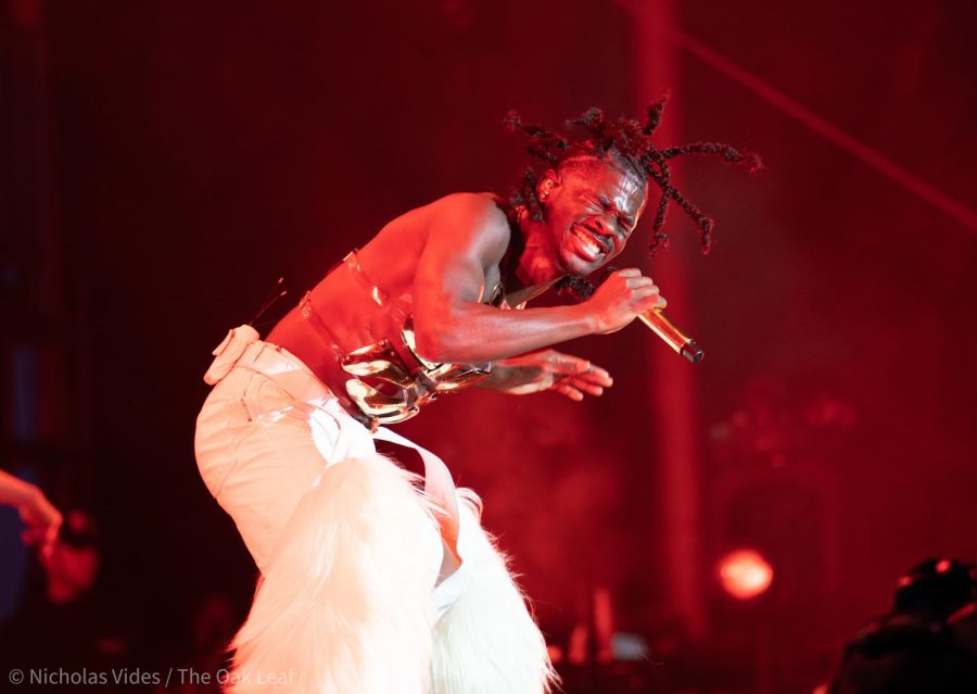 Lil Nas X performs his hit song "MONTERO (Call Me By Your Name)" on the Verizon Stage at BottleRock Napa Valley on Sunday, May 28, 2023.