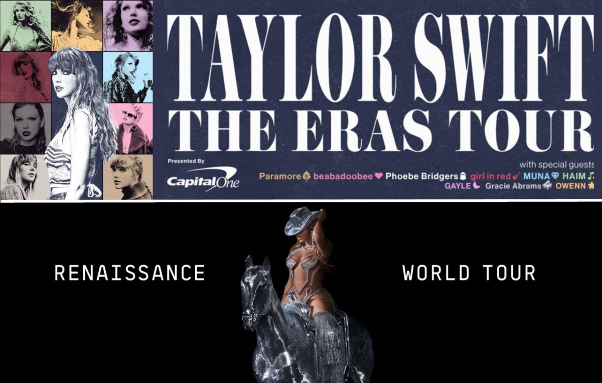 The Eras Tour is Taylor Swift’s current and sixth concert tour, where she takes her audience on a musical journey highlighting her various albums. Beyoncé’s Renaissance World Tour is her current and ninth concert tour, in support of her seventh studio album, also titled “Renaissance.”