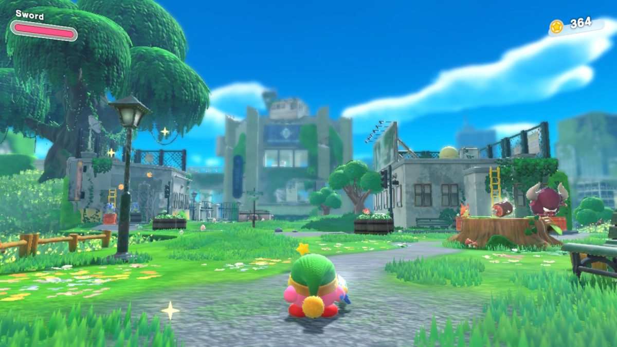 “Kirby and the Forgotten Land" is one of the many great games you can find on console sales for the 2023 Thanksgiving week specials.