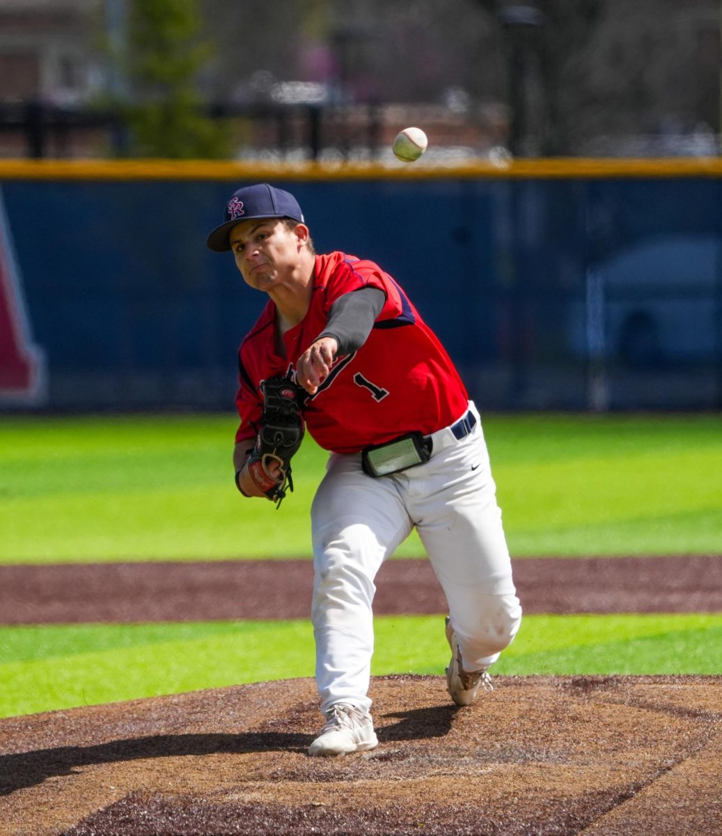 Pitcher Alex Leopard rounds it out for the Bear Cubs and relieves Collin Medeiros on the mound in the top of the ninth inning against Cosumnes River College at Santa Rosas Cook Sypher Field on Saturday, March 30, 2024.