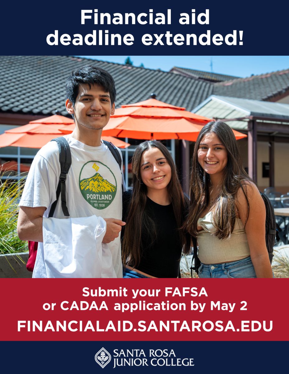 The Financial Aid Office extended the FAFSA deadline to give students more time to fill out the buggy forms (photo courtesy SRJC Financial Aid Office).