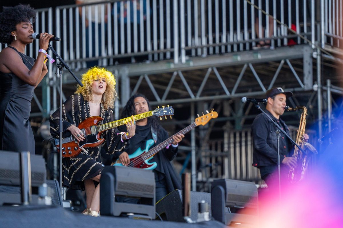 Grace Bowers and the Hodge Podge performs at the JaM Cellars Stage on the first day of BottleRock in Napa on Friday, May 24, 2024.