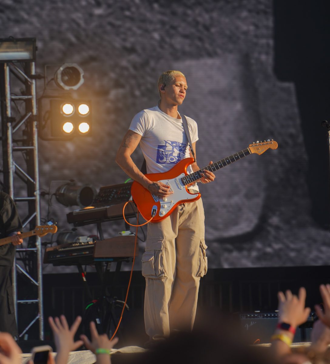 Dominic Fike performs on the JaM Cellar Stage at BottleRock Napa Valley on Sunday, May 26, 2024.