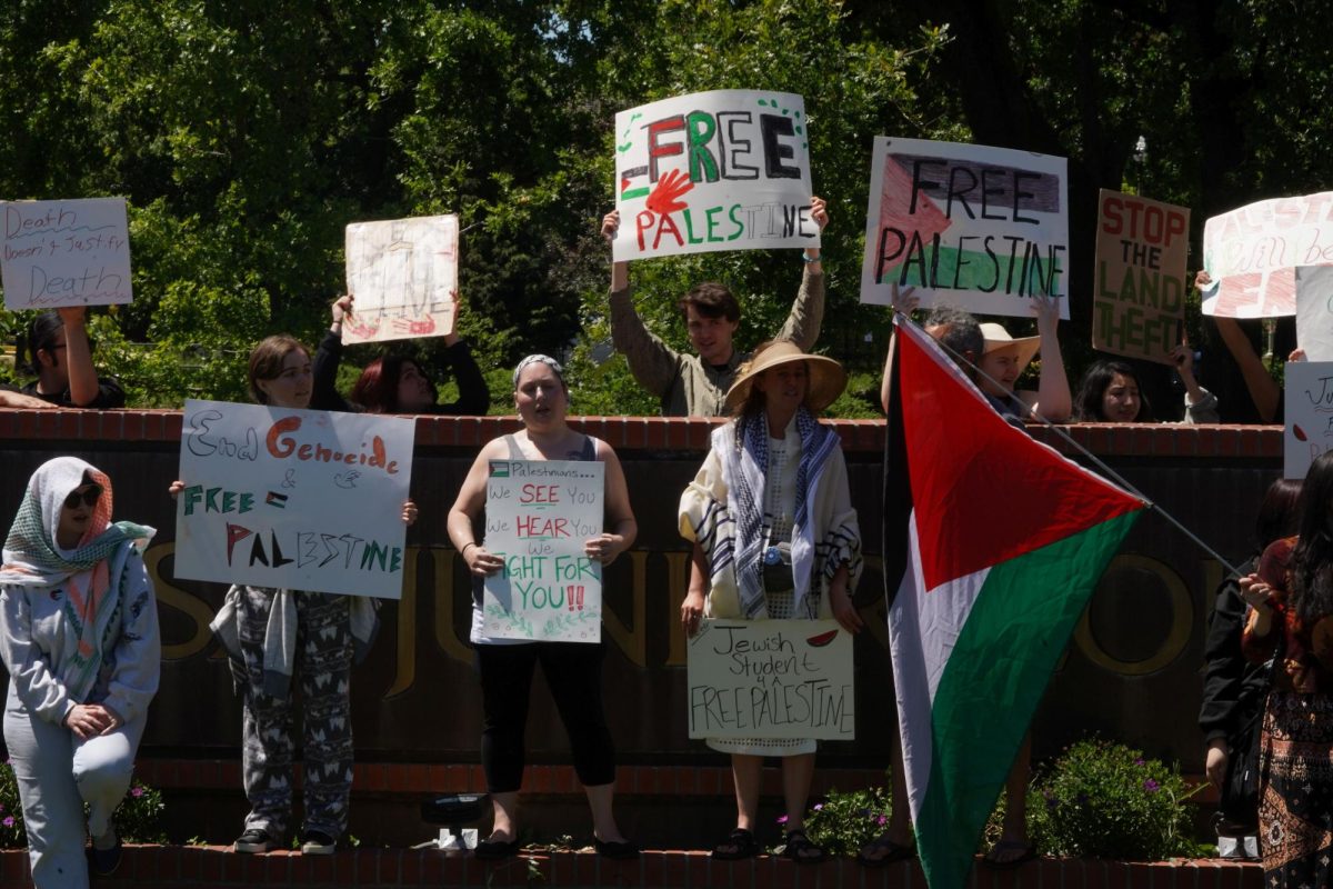 Live from the student demonstrations on the Santa Rosa Junior College campus