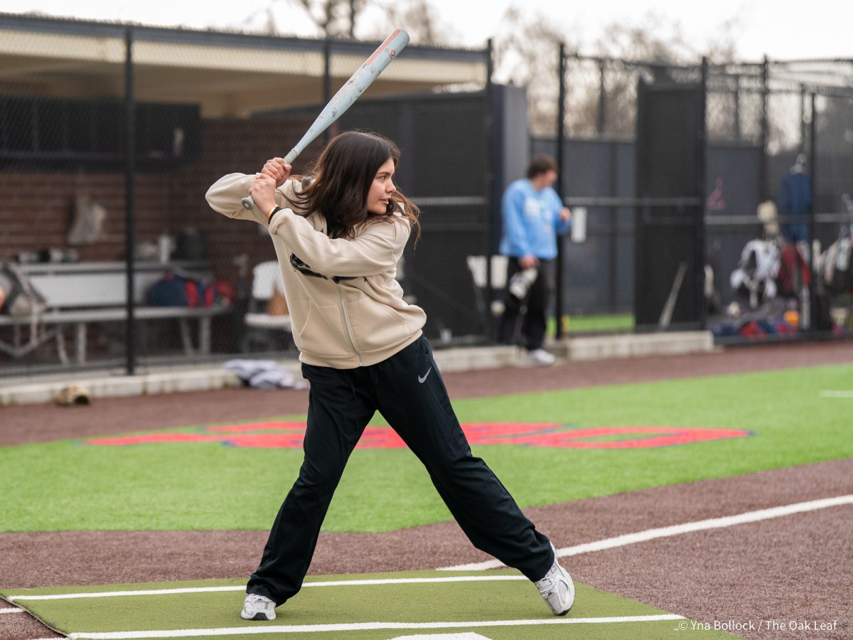 Alumni Nataya Brown participates in the SRJC Softball Alumni Home Run Derby on Saturday, March 15, 2025 in Santa Rosa.