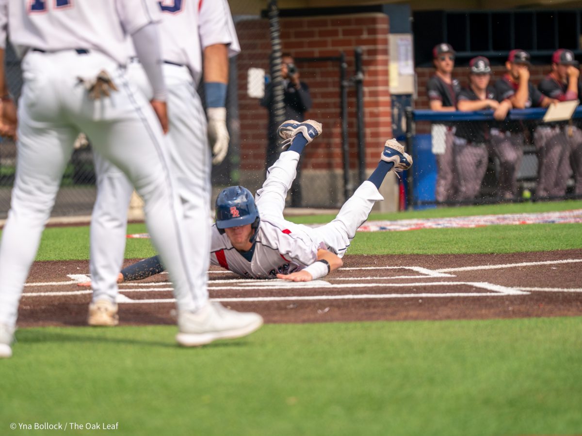 Freshman shortstop Brett Neidlinger slides home safe to earn the Bear Cubs another run in the bottom of the fourth against Sierra on Thursday, March 20, 2025 in Santa Rosa.