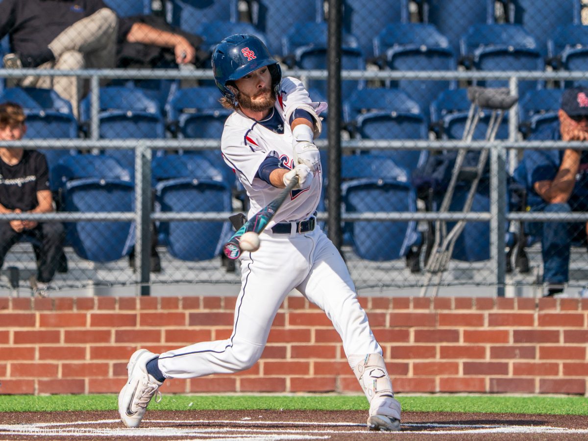Sophomore catcher Cameron Duran hits a single in the bottom of the seventh against Sierra on Thursday, March 20, 2025 in Santa Rosa.