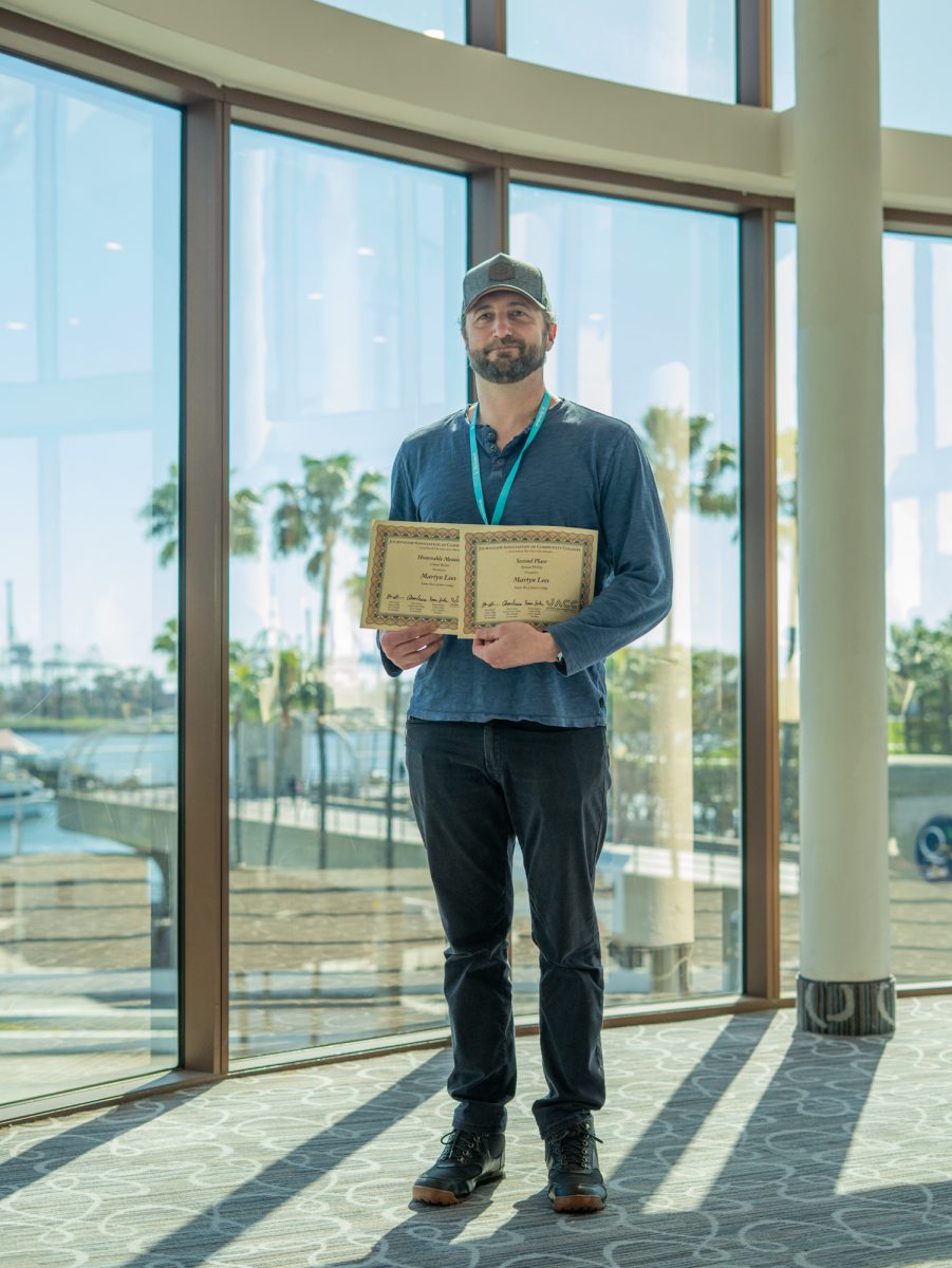 The Oak Leaf's reporter Marty Lees earns honorable mention in the critical review on-the-spot competition during the ACP Spring National Media Conference on Saturday, March 8, 2025 in Long Beach, California.