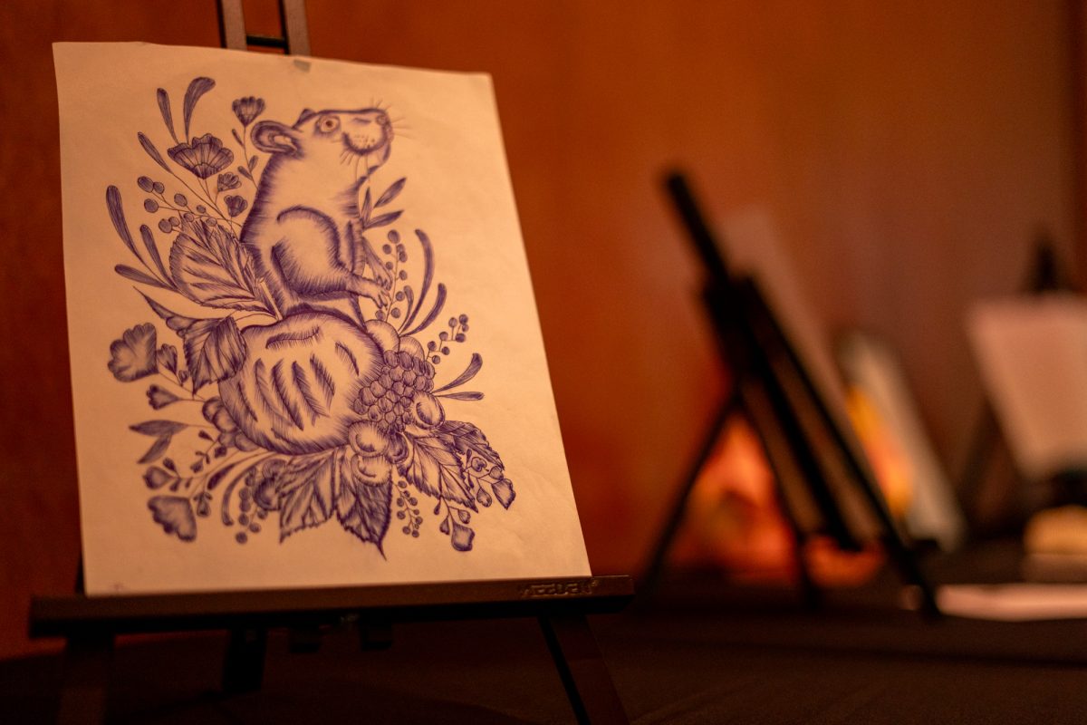 Santa Rosa Junior College's Second Chance Club held their annual art show in Bertolini Hall on Tuesday, April 15, 2025 in Santa Rosa. The artwork on show is created by current and formerly incarcerated people, as well as current and former SRJC students. 