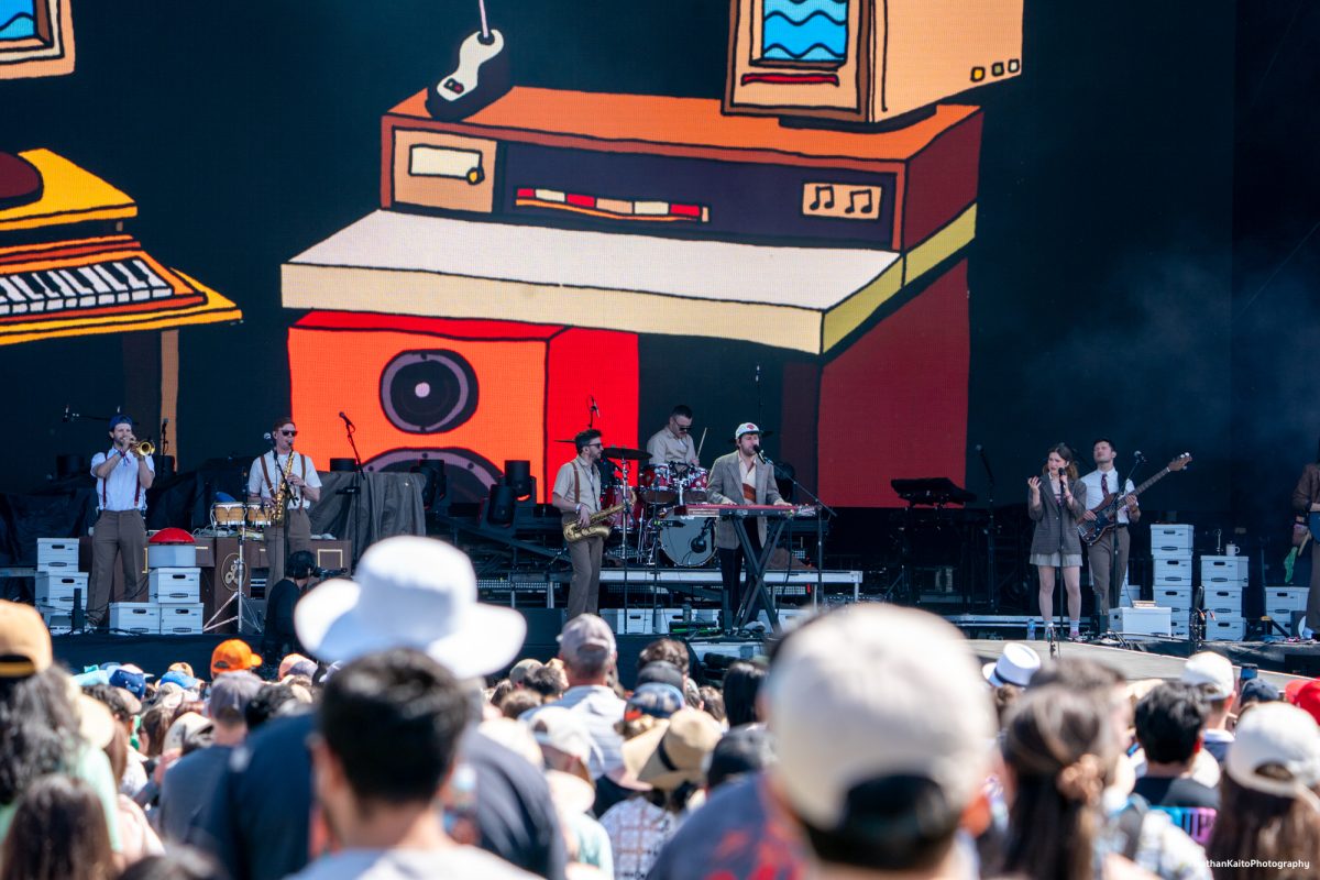 The Lawrence Band performs, "It's Not All About You," in-front of a sea of listeners on the JaM Cellars Stage at BottleRock Napa Valley on Saturday, May 24, 2025 in Napa.