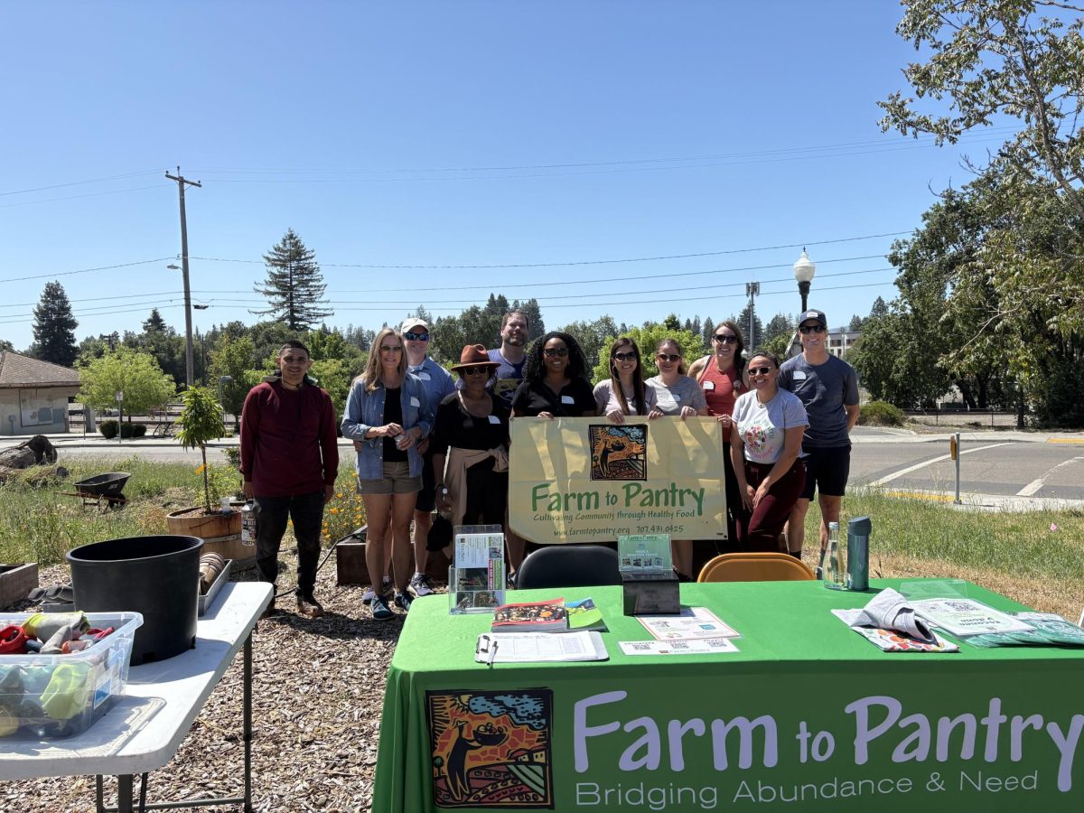 Farm to Pantry staff and volunteers glean produce from local farms and gardens four mornings a week and distribute food the same afternoon