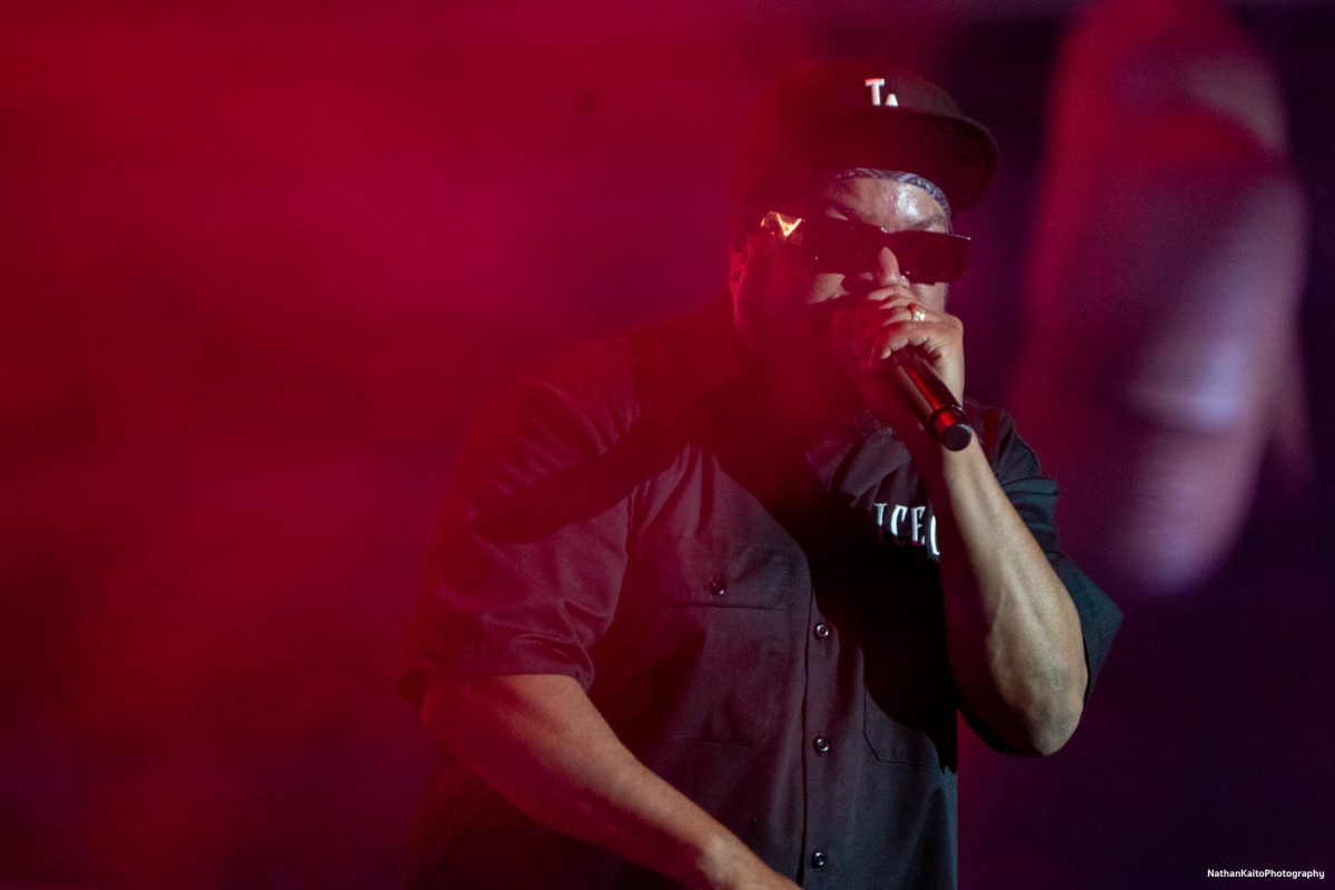 Ice Cube performs his biggest hit and penultimate song, "It was a Good Day," whilst drenched in sweat on the Verizon Stage at BottleRock Napa Valley on Saturday, May 24, 2025 in Napa.