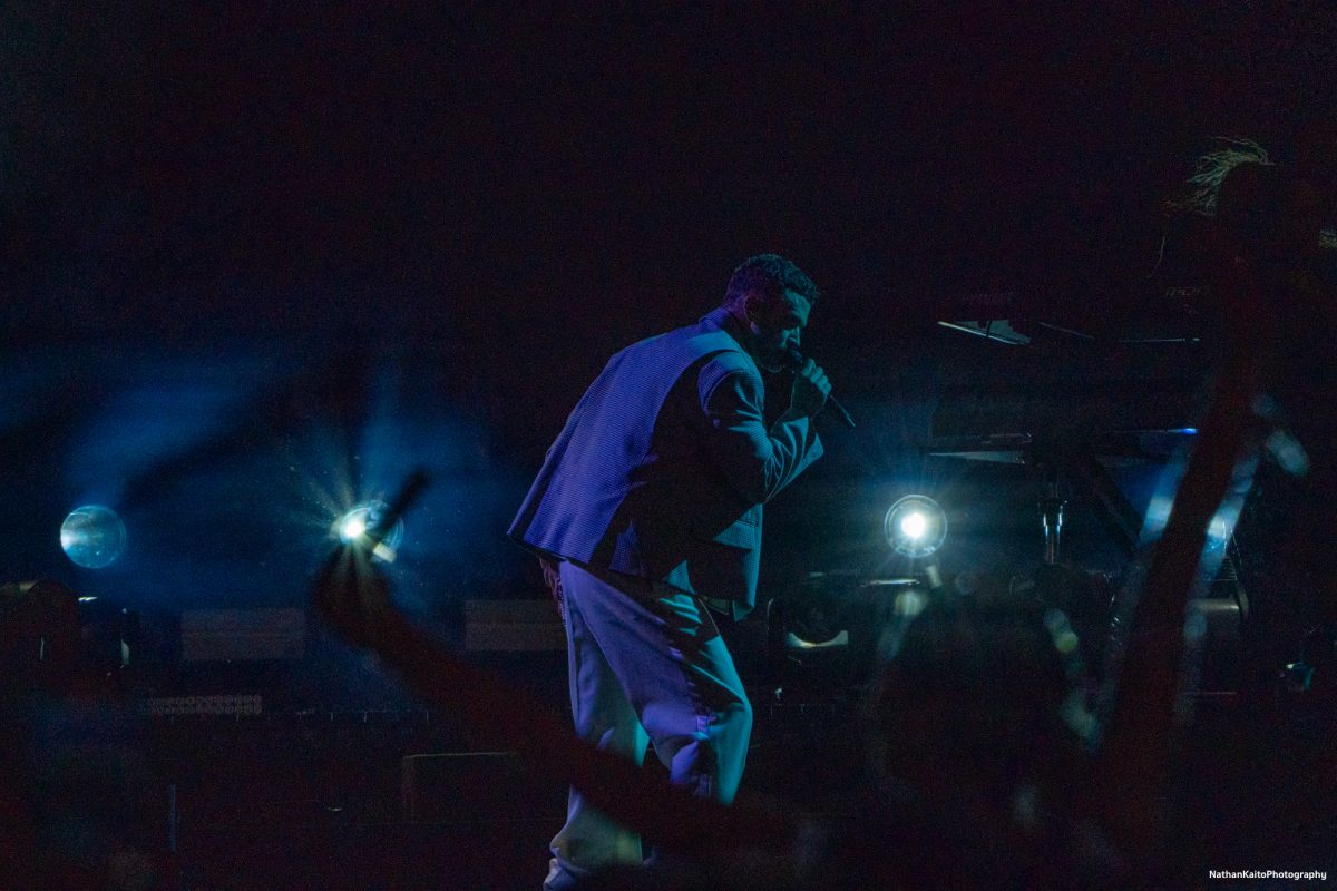 The lights dim on Justin Timberlake as he performs, "Lovestoned/I Think she Knows,"on the JaM Cellars Stage at BottleRock Napa Valley on Saturday, May 24, 2025 in Napa.