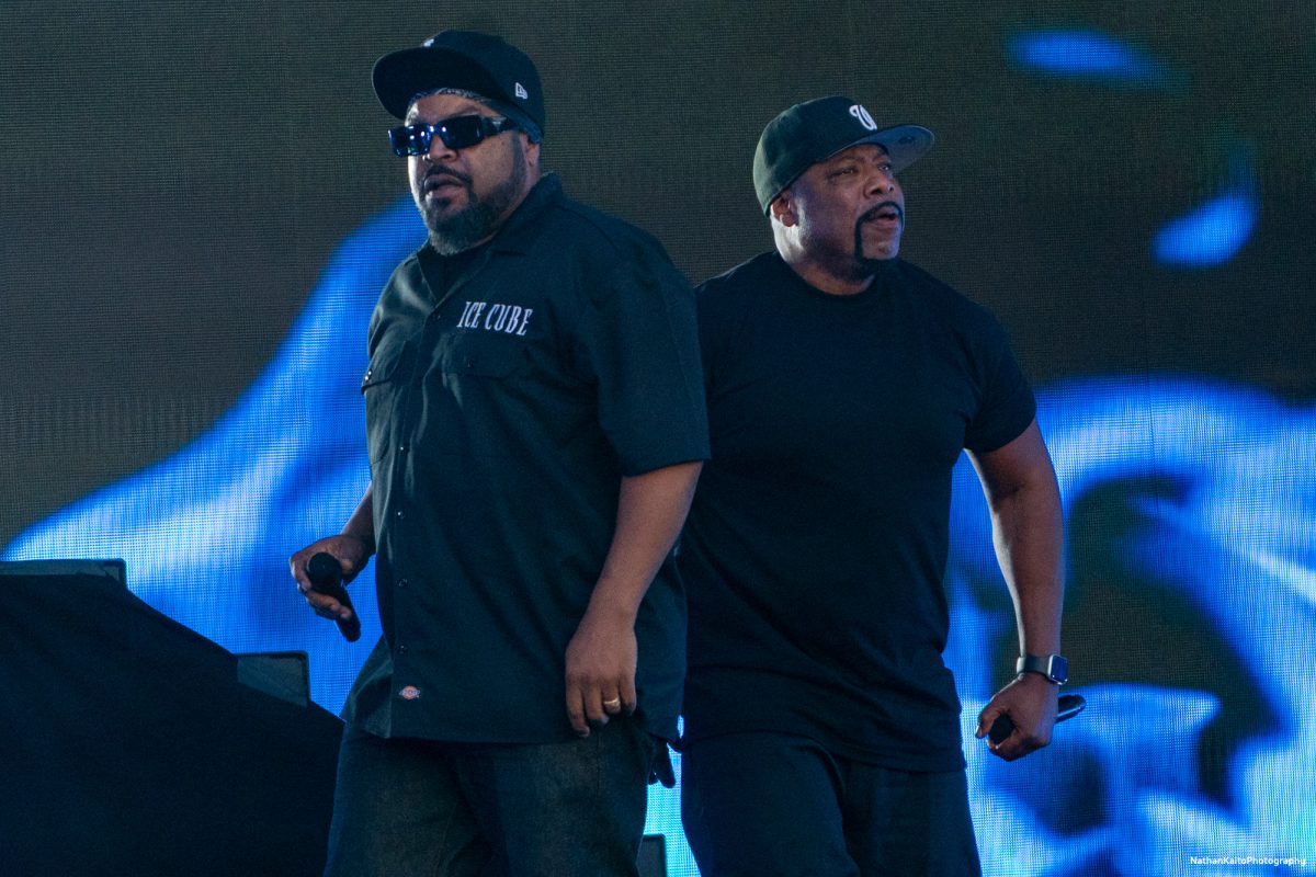 Ice Cube brings out good friend and frequent collaborator, WC, as they preform, "Gangsta Nation," on the Verizon Stage at BottleRock Napa Valley on Saturday, May 24, 2025 in Napa.