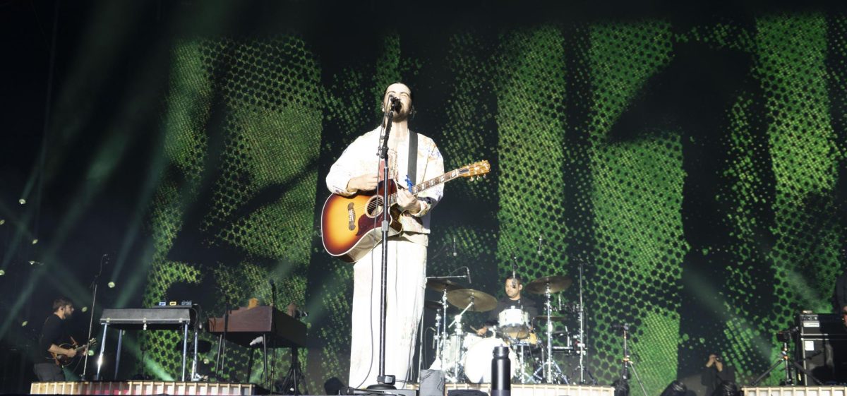 Noah Kahan serenades his fans at the JaM Cellars Stage at BottleRock Napa Valley on Sunday, May 25, 2025 in Napa.