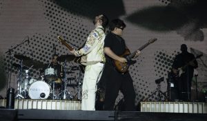 Noah Kahan duets at the JaM Cellars Stage at BottleRock Napa Valley on Sunday, May 25, 2025 in Napa.