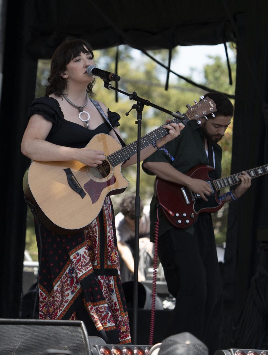 BEL strums her guitar and performs on the White Claw Stage at BottleRock Napa Valley on Sunday, May 25, 2025 in Napa.