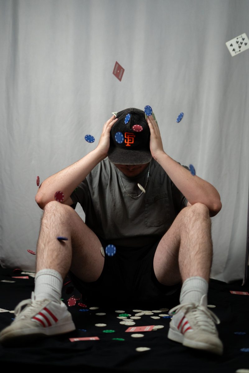 The effects of wagering takes a toll on the weary gambler who starts to feel overwhelmed by it all. 