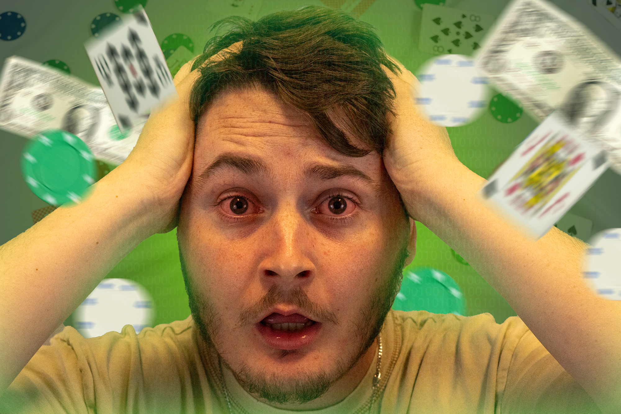 Oak Leaf editor Oliver Kindt is overwhelmed by the riches that could be his with one lucky spin