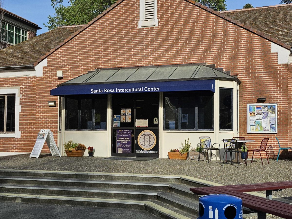 The SRJC interculutural center, located across the quad from the library, is an excellent resource for international students, undocumented or otherwise.