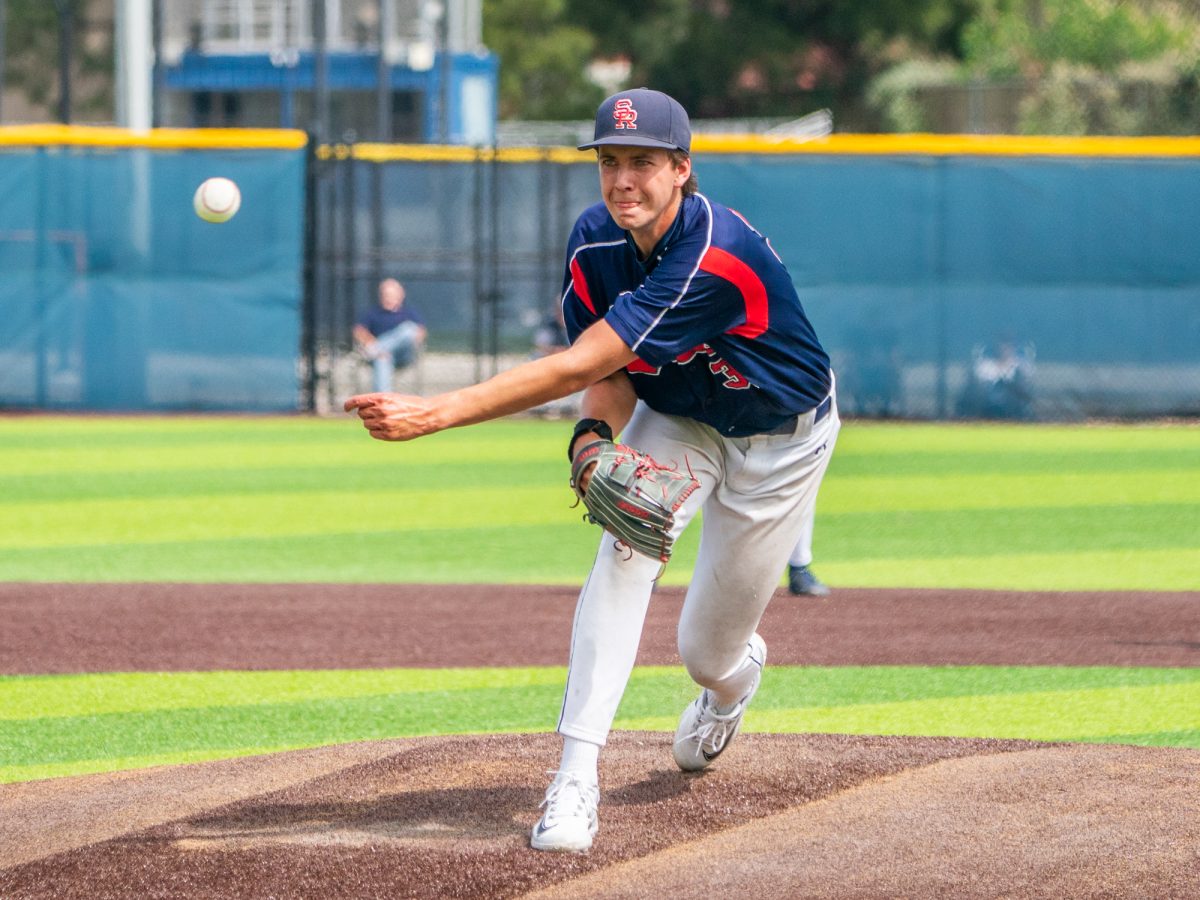 Freshman pitcher Lucas Hermes takes over on the mound for the Bear Cubs in the top of the sixth against Sierra in game one of the 3C2A Regional Finals on Friday, May 16, 2025 in Santa Rosa.