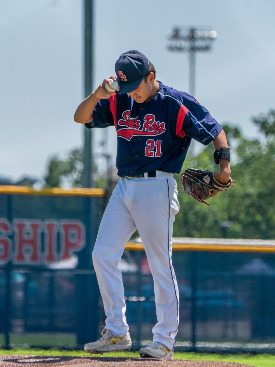 Sophomore Jordan Giacomini starts as pitcher for the Bear Cubs in game three against Sierra for the 3C2A Regional Finals on Sunday, May 18, 2025 in Santa Rosa.