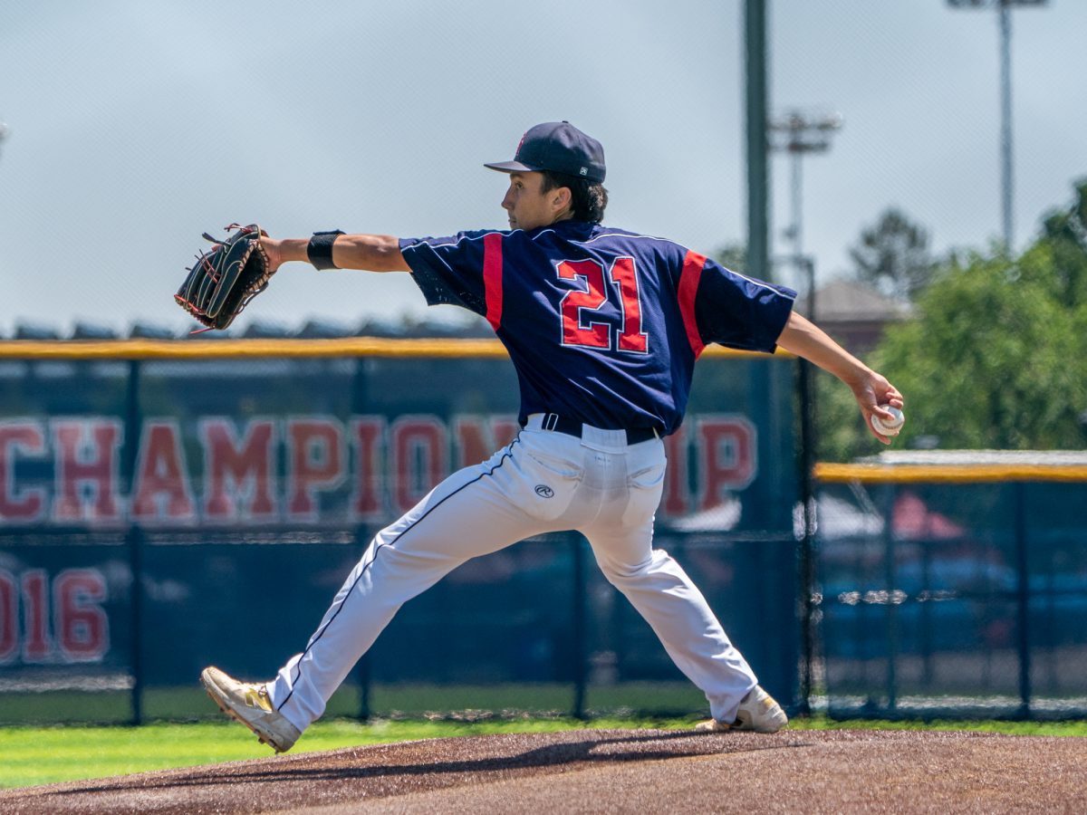 Sophomore pitcher Jordan Giacomini winds back to for a pitch against Sierra in game three of the 3C2A Regional Finals on Sunday, May 18, 2025 in Santa Rosa.