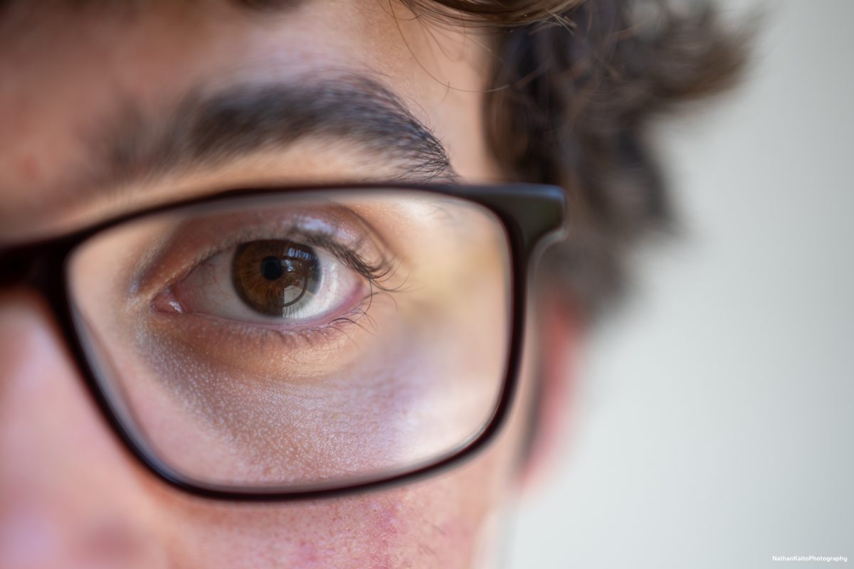 Taylor Amador finds comfort through the struggle, knowing that his favorite NBA player, Stephen Curry, shares the same eye condition.