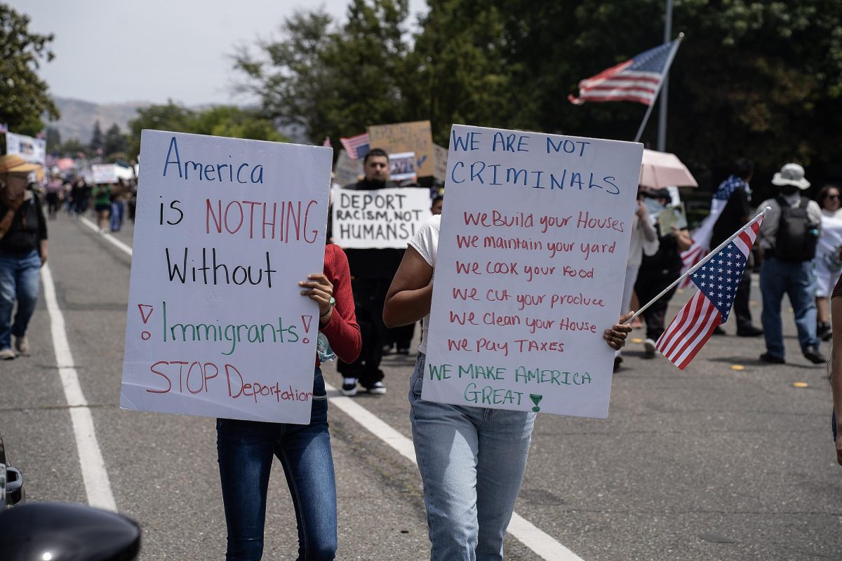 Protesters in Santa Rosa joined the nationwide 'No Kings' protests on June 14 to show their displeasure of President Donald Trump’s military parade and express solidarity with each other in the wake of unethical ICE arrests. 