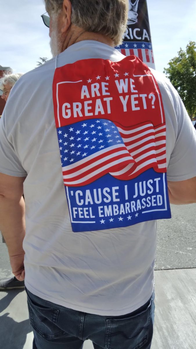 Locals and visitors creatively protested in Sebastopol as part of the No Kings protest in Sebastopol on June 14, 2025. 