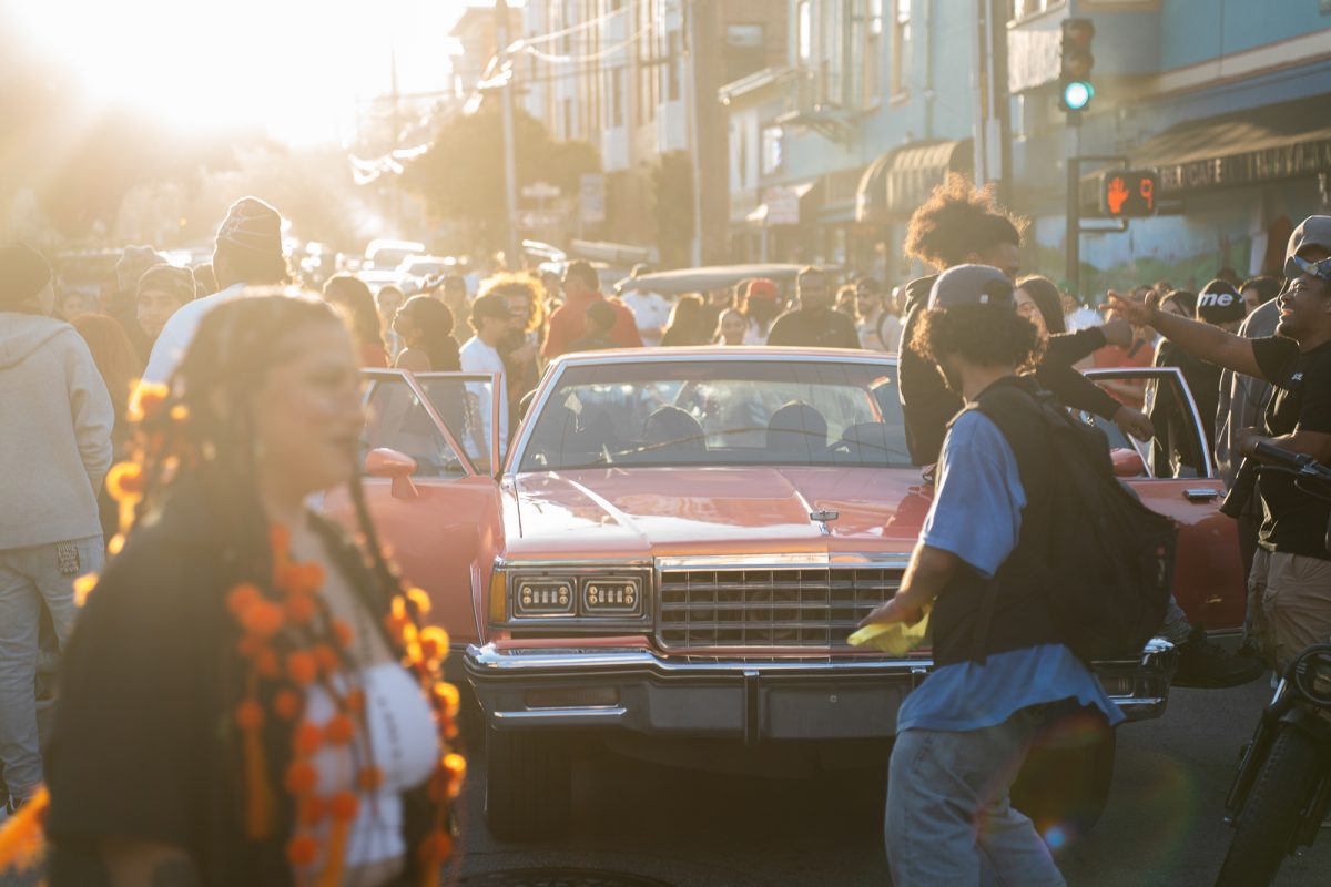 Thousands gathered at San Francisco's Mission District for the first televised lowrider parade, during the King of the Streets lowrider parade on 24th and Mission streets in San Francisco on Saturday, Sept. 20, 2025.